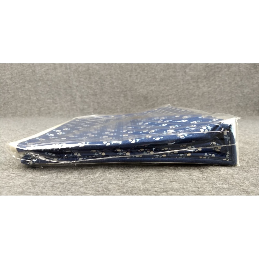 Ralph Lauren Cote D'Azur Twin Flat Sheet Indigo Floral Cotton 350TC Italy NEW - Picture 5 of 13